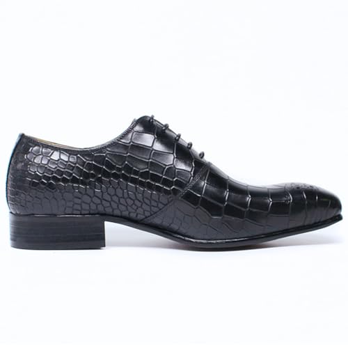 Oxford Handcrafted Men's Genuine Leather Lace up Dress Business Formal Shoes2