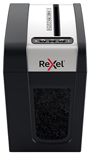 Rexel Secure MC3-SL Whisper-Shred Destructora de Papel con Microcorte P5, 3 Hojas, Papelera Extraíble de 10 L, Silenciosa y Compacta, 2020131