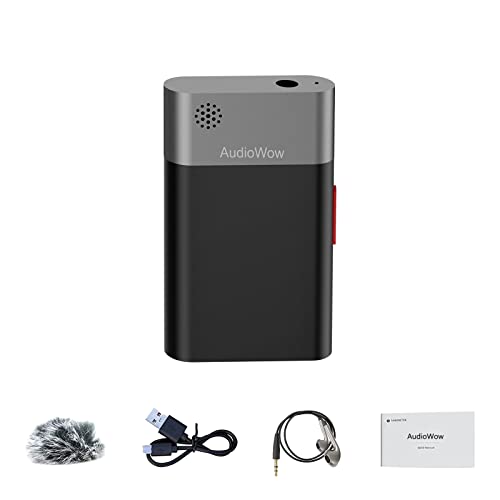 Get Popular Offer SabineTek AudioWow -Bluetooth Microphone Wireless Lapel Mic, Compact Wireless Clip -on Microphone,Bluetooth Lavalier Microphone for Smart Phone, Recording Video Vlogger, Sound Mixer,Remix Mic