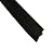 20 Foot 7/8" Smooth Black T-Molding Arcade Mame
