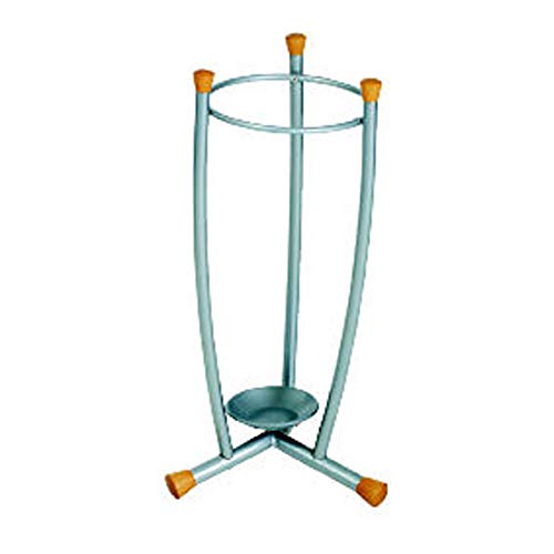 Alco Slim Umbrella Stand, Metal Grey, 23.625 x 9.83 Inches (2811)