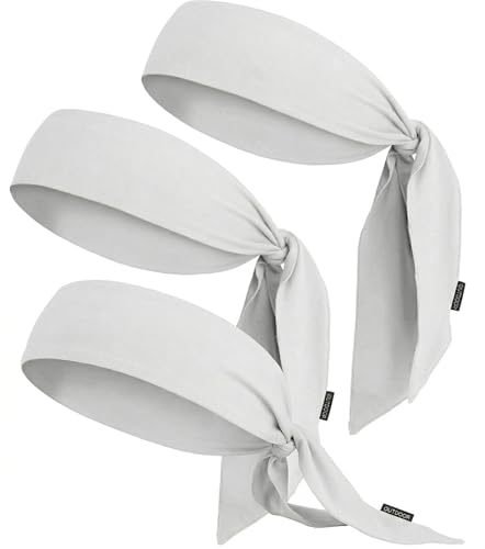 Image of OutdoorEssentials Tie Headband - Sweat-Wicking Running Headband - Hair Control Head Tie - Ninja Costume Accessories