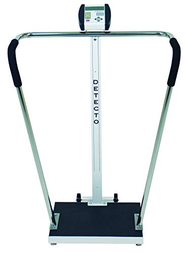 Detecto, 6855-C-AC, Bariatric Scale, Digital, 600 lb x .2 lb, 270 kg x .1 kg, 18