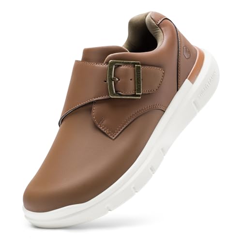 FitVille Extra Wide Walking Shoes for Men Diabetic Swollen Feet Wide Comfortable Casual Dress Shoes...