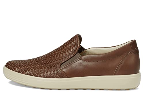 ECCO Soft 7 Woven Slip ON 2.0, Taupe, 6-6.54