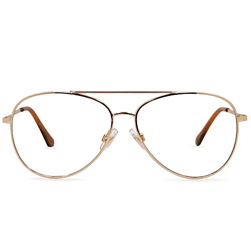 In Style Eyes C Moore Progressive Aviator Reading Glasses, Gold, 1.75x In Style Eyes C Moore Progressive Aviator Reading Glasses, Gold, 1.75x