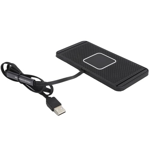 Cargador inalámbrico rápido para coche de 15W con silicona antideslizante