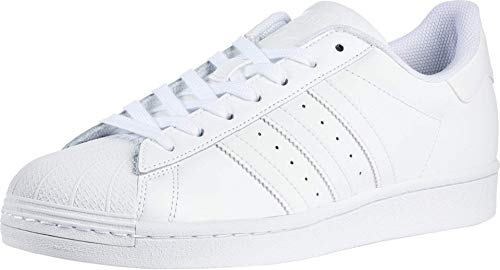 Image of adidas Originals Men's Superstar Discontinued Sneaker, White /White /White, 9.5