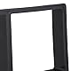 Relaxdays Pflasterform, 2er Set, Pflaster & Gehwege, Schalungsform, Garten, Beton Gießform, HBT: 4x40,5x40,5 cm, schwarz