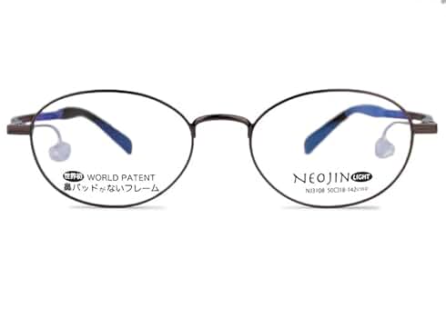 Amazon | ネオジン NEOJIN nj3108 4color 鼻パッドなし メガネ