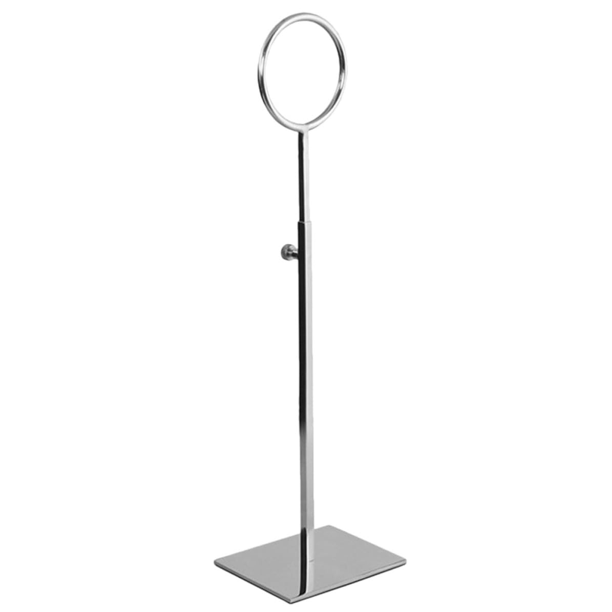 Hemobllo Organizador Perchero Bufandas Corbatas de Acero y Inoxidable de Altura Ajustable, Exhibir Almacenamiento Práctico para Chales en Tiendas Comerciales