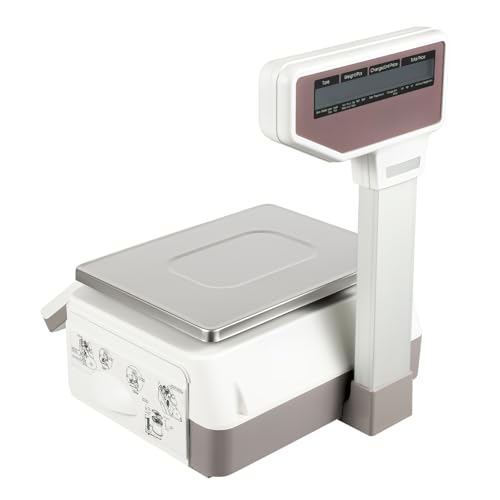 Báscula Comercial Digital con Impresora y Pantalla LCD miniatura 3