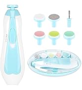 Baby Nail Trimmer for New Born with Lights, Electric Baby Nail Cutter 0-6 Months with Multiple Fi...