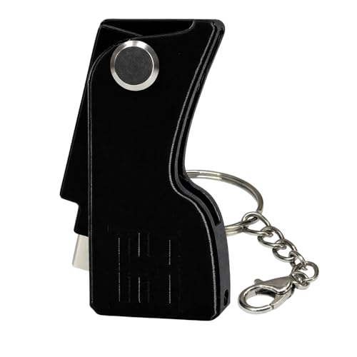 HOLDTAG Yubikey-Hülle mit Schlüsselring und Adaptern Kompatibel mit YubiKey 5 NFC und 5C NFC, Stoßschutz, Yubico-Hülle, Abdeckung | Hüllabdeckung (kein Sicherheitsschlüssel enthalten), Estándar Para