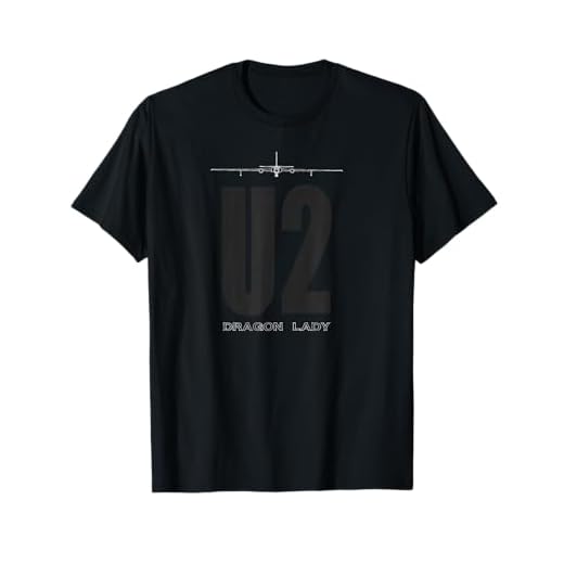 U2 - Dragon Lady Spy Avión Camiseta