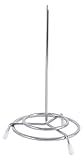 Bonspieß aus verchromtem Stahldraht, auf Füßchen/Ø Boden: 8 cm, Höhe: 15,5 cm | ERK