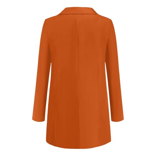 Long Blazers for Women Business Casual Lightweight Suit Long Sleeve Slim Fit Work Office Jacket Open Front Blazer4