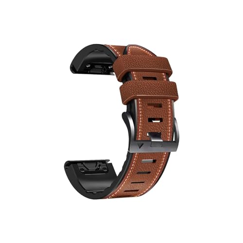 Correa de reloj Quick fit de 22mm, for Garmin Marq Adventurer2 Athlete2 Golfer Captain Aviator Gen2, pulsera de reloj(Brown,For MARQ Adventurer (2))