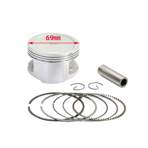 Segments piston moto 69mm YP250 : stop aux pertes de compression - 2