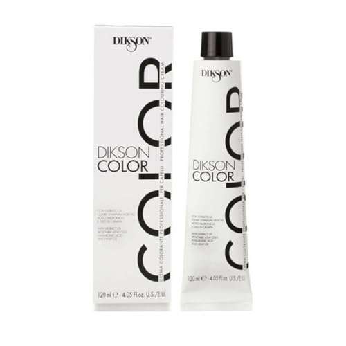 Dikson Color - Crema colorante profesional de oxidación para cabello con proteínas y extractos vegetales, 8.0 rubio claro (120 ml)