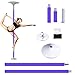 Bastone spelafili in silicone, resistente, regolabile, antiscivolo, per casa, studio di danza, allenamento fitness in appartamento immagine