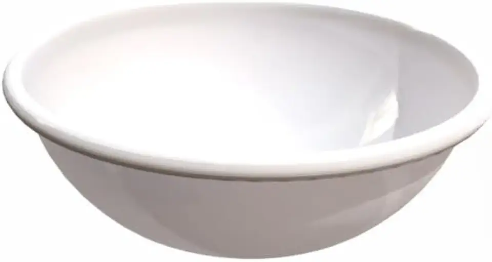 Cuba Para Banheiro Redonda Sobrepor de Bancada 35cm Preta - pia(BRANCO)