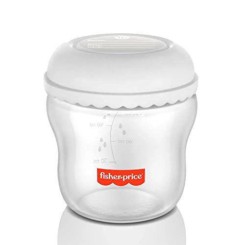 Conjunto 3 Frascos para Armazenar Leite 150 Ml MomS Essentials Fisher Price BB1077