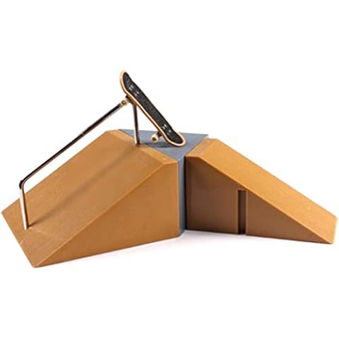bibididi Skate Park Kit Ramp Part Set For Tech Deck Finger Board,Finger Skateboard Park,1 Cover