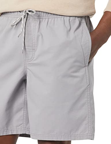 Image of Amazon Essentials Men's 8 inch Inseam Relaxed-Fit Cotton Drawstring Pull-On Walk Shorts, Summer-Weight
