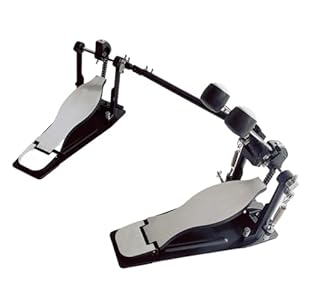 This adjustable dual chain drive double bass drum pedal delivers smooth and responsive action, designed specifically for musical instruments and accessories to support consistent performance during practice or performance. The dual chain drive mechan...