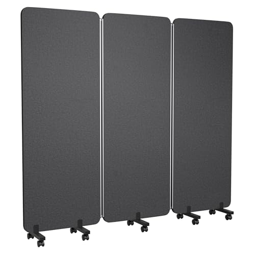 KERRAM 3-Panel Foldable Cubicle Wall