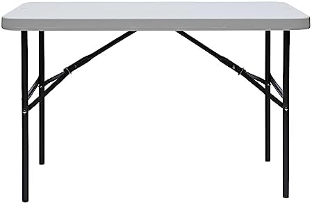 Iceberg 24" x 48" Folding Table, Platinum, IndestrucTable Too 500 Series