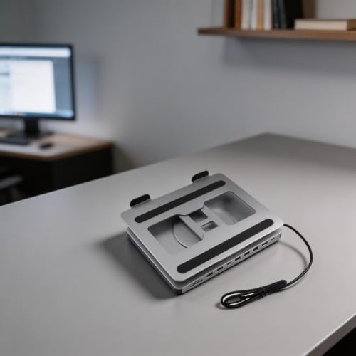 Support ordinateur portable 10 en 1 pour bureau ergonomique - 2