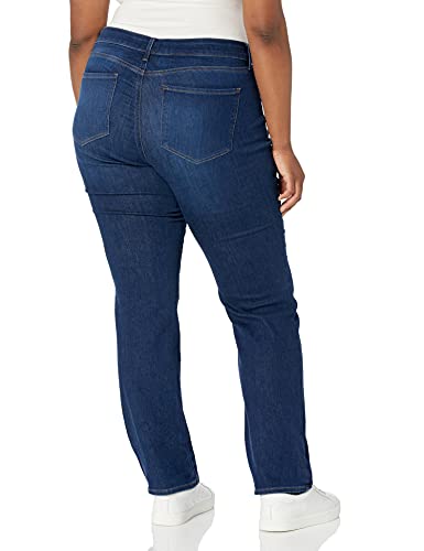 Nydj Women's Size Marilyn Straight Ankle Jeans | Slimming & Flattering Fit, Cooper, 22 Plus #TOP1