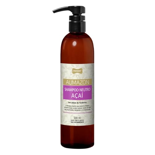 Shampoo Neutro Aumazon Açaí Perigot 500ml Banho e Tosa Cães E Gatos