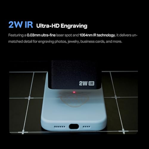 Image of Creality Falcon 2W IR Laser Module, 1064nm Infrared Laser Head Dedicated for Falcon A1 Pro Laser Engraver, High-Precision Metal & Plastic Jewelry Engraving, 600mm /s High Speed, Easy Installation