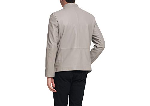 Image of DKNY Men's Modern Lamb Leather Racer Jacket