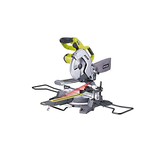 Pack RYOBI Scie à coupe d'onglets radiale électrique - 1500W - 216mm - EMS216L - Support universel RLS02