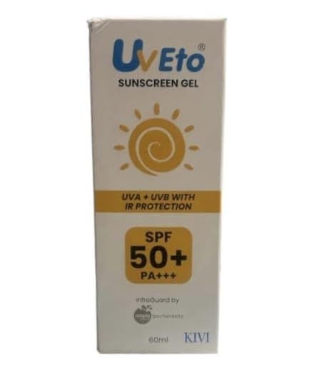 Uveto Sunscreen Gel Suitabe For All Skin Types SPF50 60M-image-29