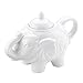 DRH BIA Elephant Sugar Pot Bowl, Porcelain with Lid