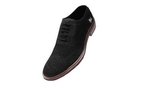 Image of Neeman's The Oxford Knits Sneakers for Mens | Breathable Recycled Knit with PU Tongue Comfortable & Flexible EVA Sole