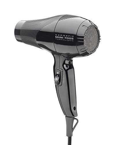 Sèche-cheveux professionnel compact Gamma Più Mini 7005 léger et silencieux avec diffuseur
