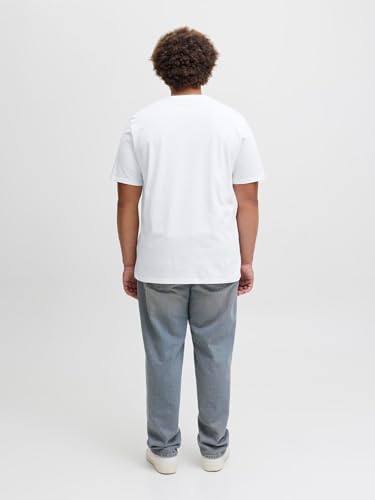 JACK & JONES Jjelogo Tee Ss Oneck 2 Col Aw25 Noos Pls - Plus Size – Ansicht 3