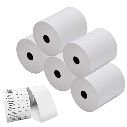 Muotich 3 1/8 X119 Thermal Paper Rolls Pos Cash Register Thermal Receipt Printer Paper, Pack Of 10 #TOP19