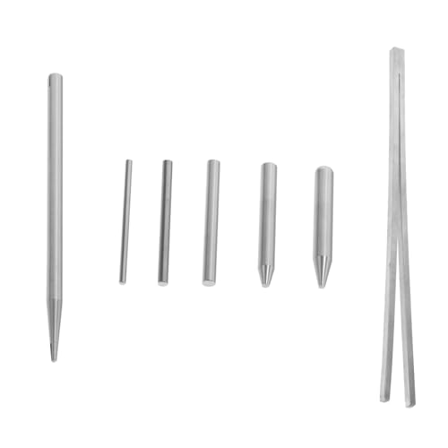 Holibanna Metal Bending Tool Set 7pcs Stainless Steel Bending Accessories for 3d Metal Puzzle Assembly Diy