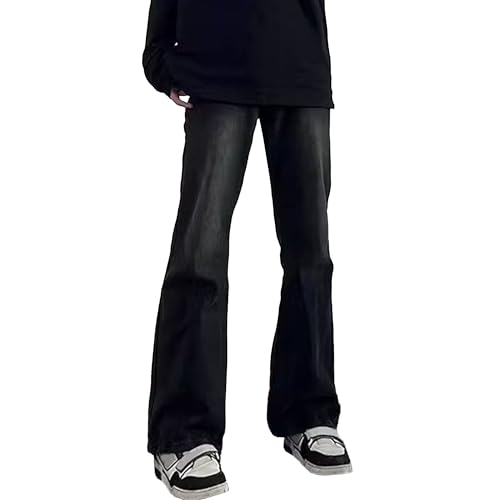 Jeans for Men Vintage Hip Hop Fashion Slim Fit Denim Pants Stretch Casual Streetwear Jean Trousers