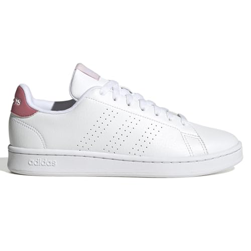 Image of adidas Womens Advantage Lace Up Sneakers Shoes Casual - White