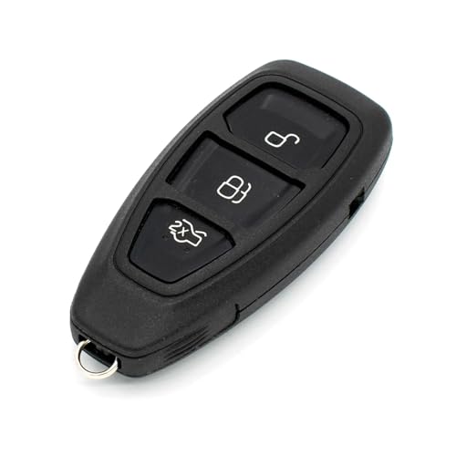 Porte-clés à 3 boutons compatible avec Ford Focus C-Max Mondeo et Kuga