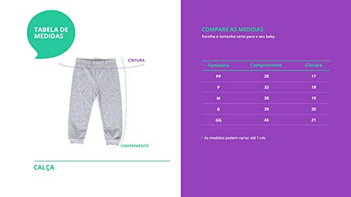 Kit 12 Peças Body Manga Longa Manga Curta Calça Mijão para Bebê Meninas Tamanho:M