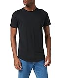 JACK & JONES Herren Jjecurved Tee O-neck Noos T Shirt, Schwarz, S EU